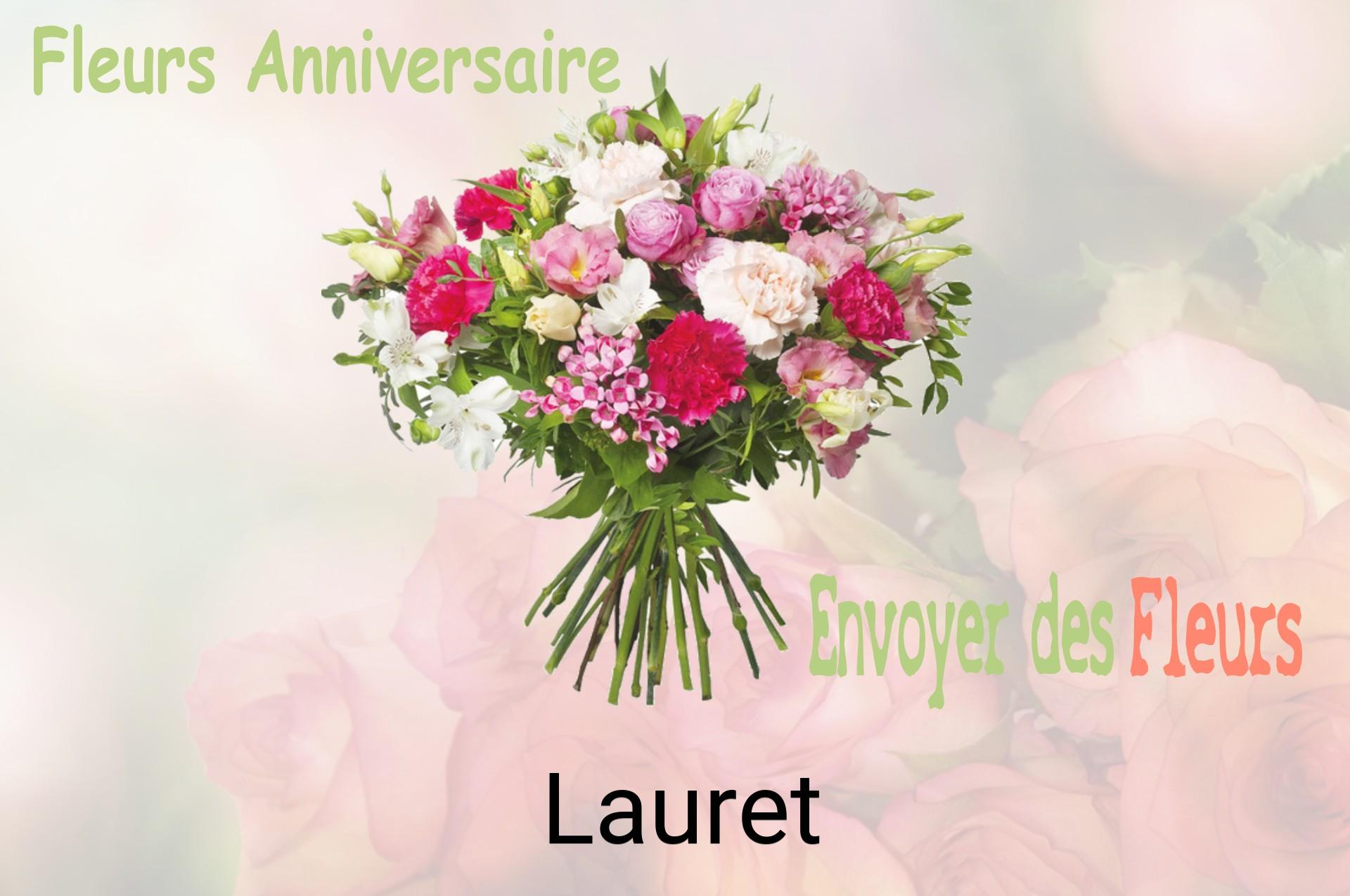 Bouquet de fleurs d’anniversaire livré à Lauret