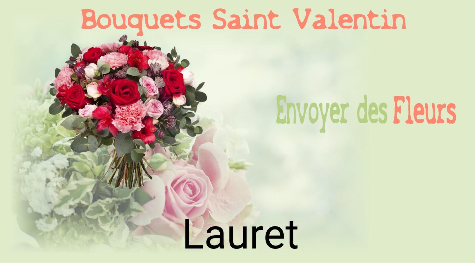 Roses de Saint-Valentin livrées à Lauret